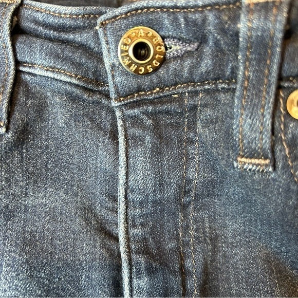 Adriano Goldschmied The Prima Mid Rise Cigarette Dark Wash Jeans made in USA - Picture 5 of 12